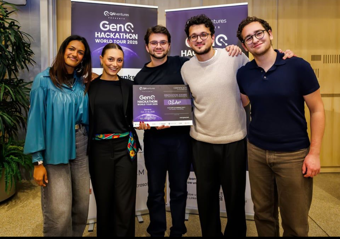 Team at the GenQ Hackathon World Series in Geneva